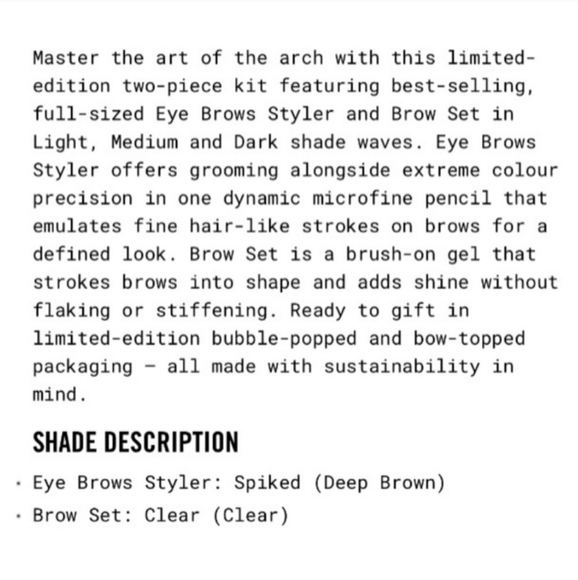 MAC Discontinued Made To Wow Brow Kit DEEP NIB - Picture 4 of 8